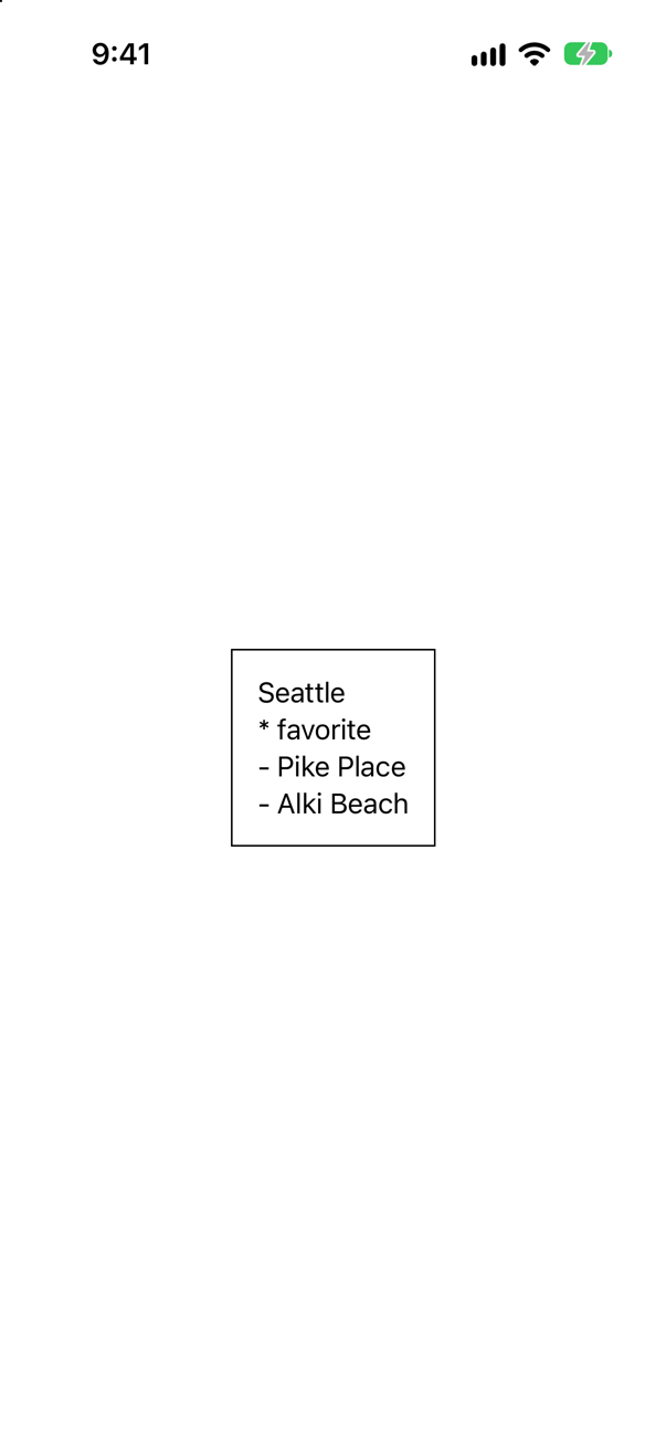 The same card, in real SwiftUI — screenshot